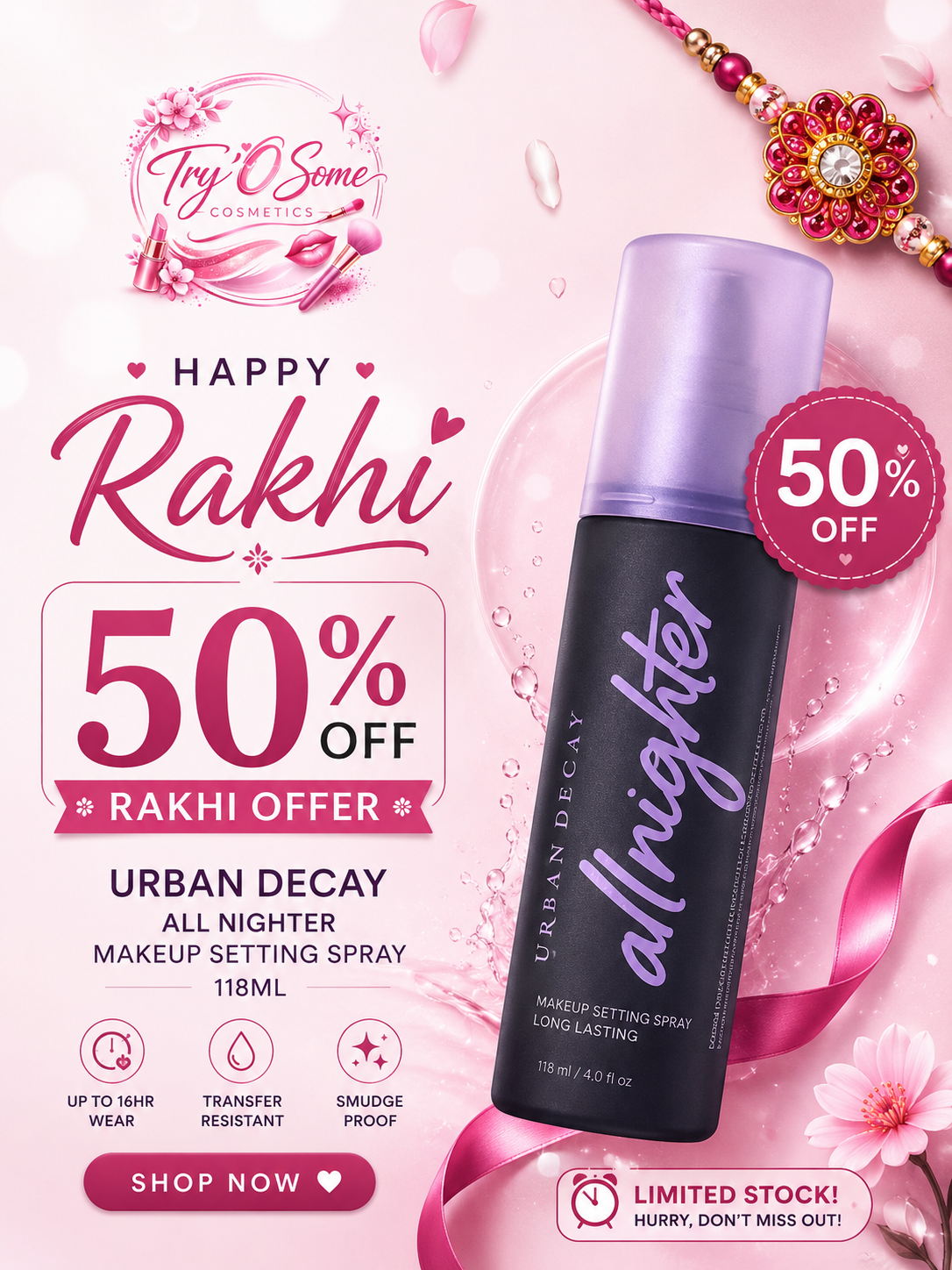 URBAN DECAY SETTING SPRAY-PURPLE